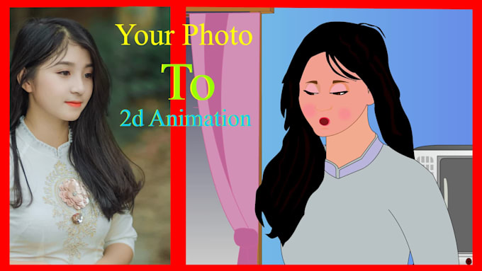 create 2d animation from your image and vector