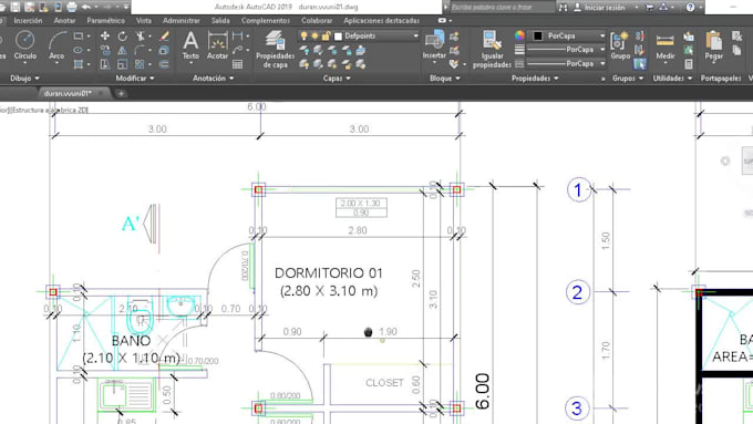 convertiré tu boceto a mano en un plano arquitectónico 2d