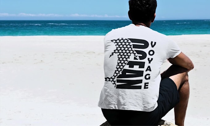 design vintage summer beach surfing tropical vocation outdoor tshirt