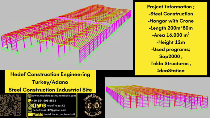 steel construction designs and calculations