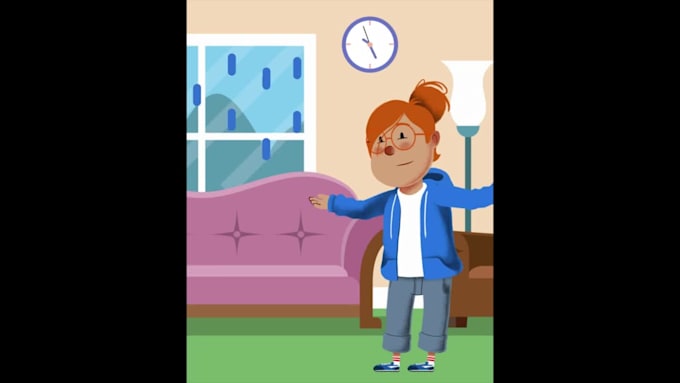 create an animated character video for you based on your script