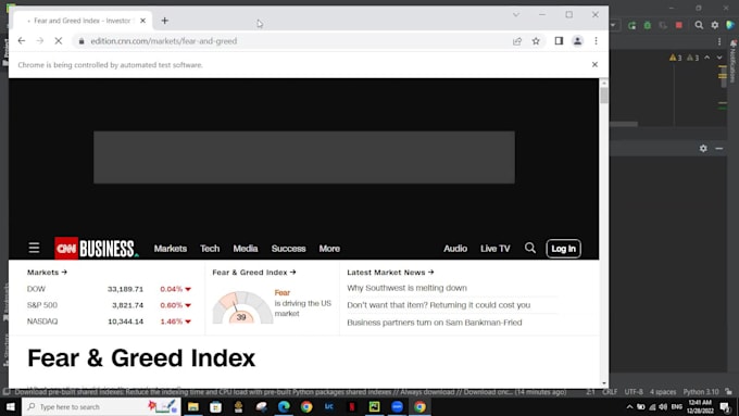 do web crawling, scraping and develop python script
