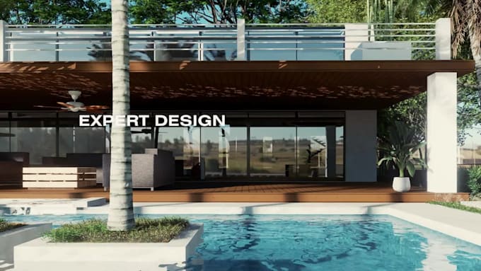 make architectural project with 3d rendering and 2d drawings