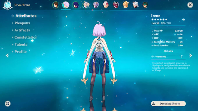 create your genshin impact character