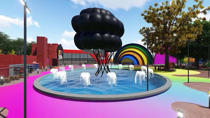 design, render, and video tour your theme park