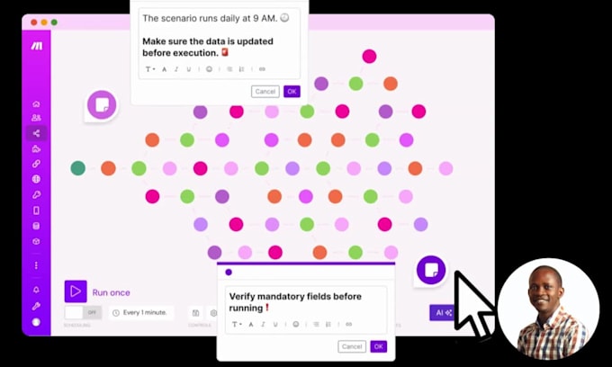 be make com automation, made com, make com, integromat zapier automation