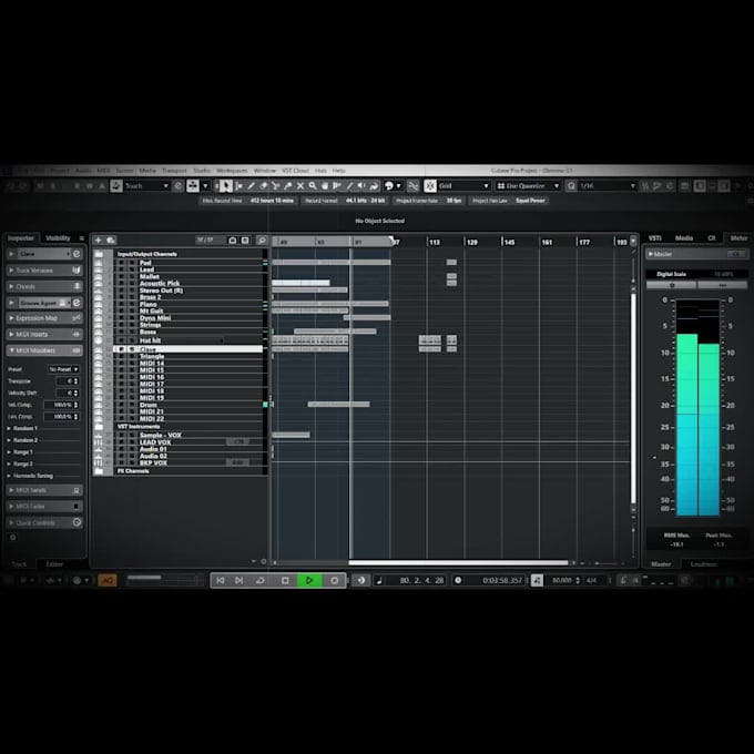 mix and master your audio tracks