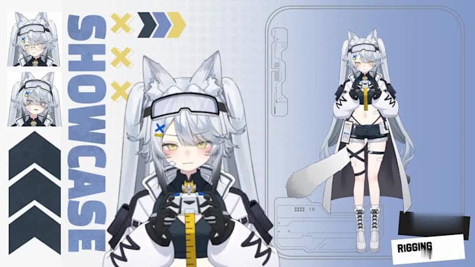design and rig live 2d vtuber model 2dvtuber model vtuber commission 2d anime