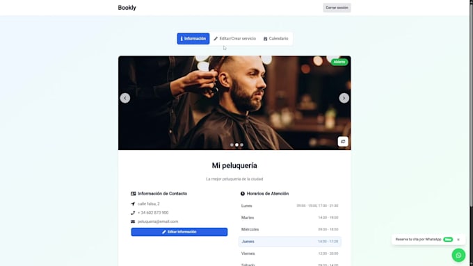 build an appointment booking website with google calendar