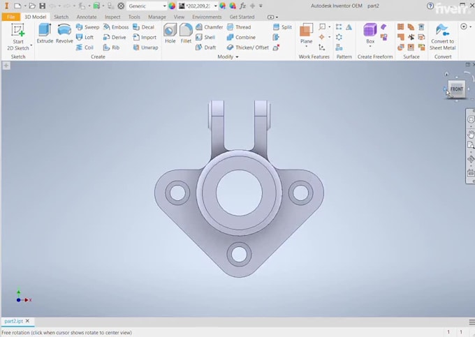 make cad files from technical drawing