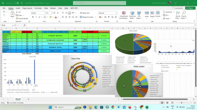 Do graph, pi chart by Nishikantam | Fiverr