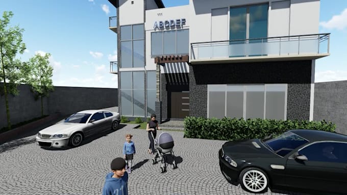 draw 3d models in  auto cad or revit