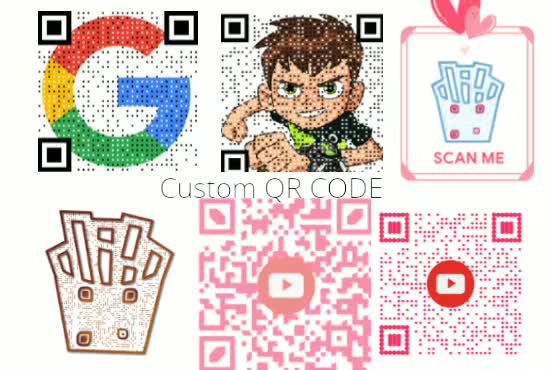 Create professional qr code design with your brand by Alimutahhar | Fiverr