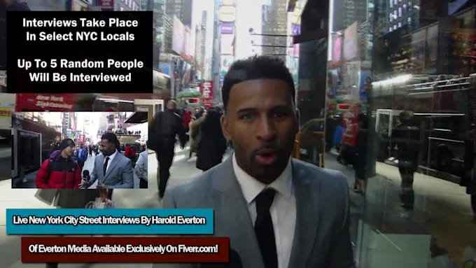 do a NYC street interview