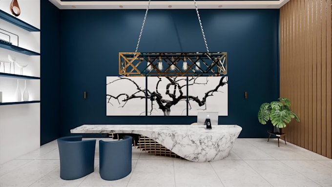do realistic interior designing, rendering and animation