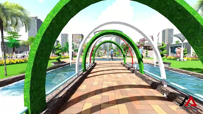 creative landscape and garden design with 3d visualization