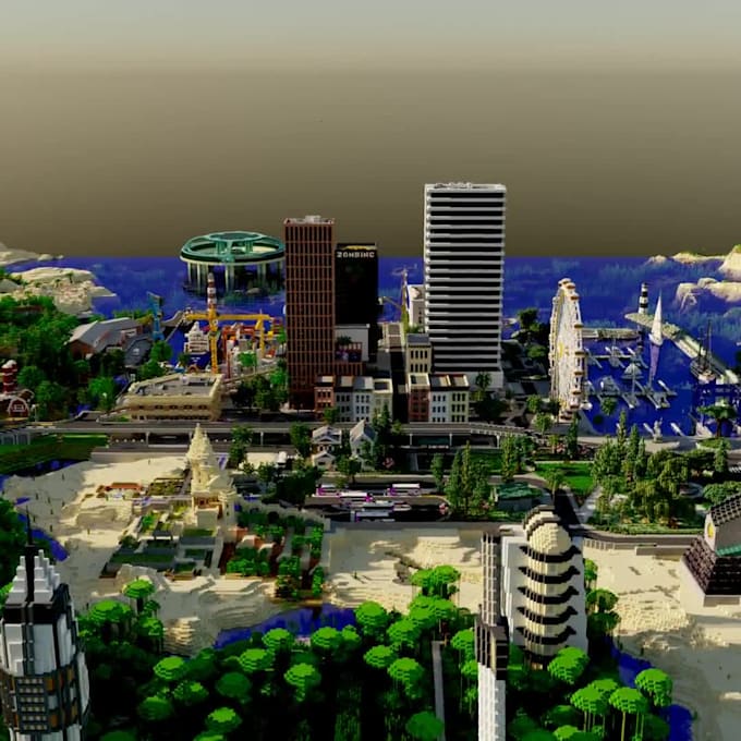 Make a render of a minecraft build for you in blender by ...