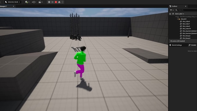 import and setup your character in unreal engine