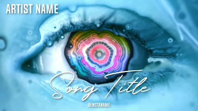 create 4k luxury music visualizer video for your song
