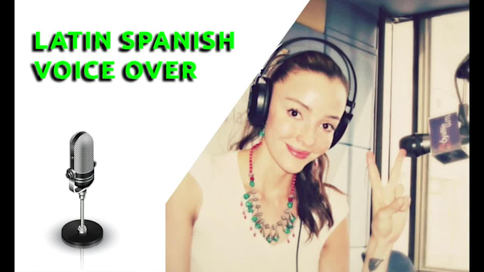 record professional latin spanish voice over