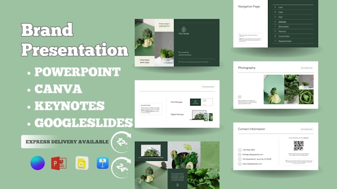 deliver a professional branded powerpoint presentation