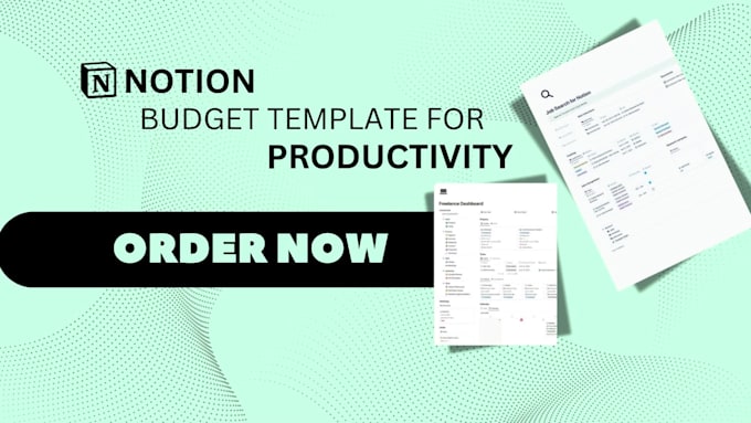 custom notion budget template budget tracker finance template business template