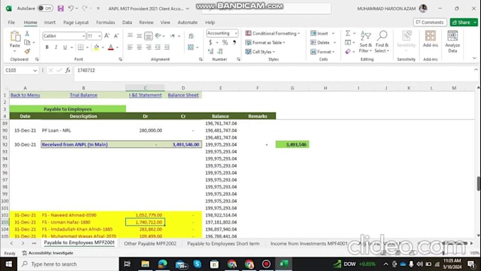do accounting and finance tasks, projects, cost accounting, excel, word, ppt