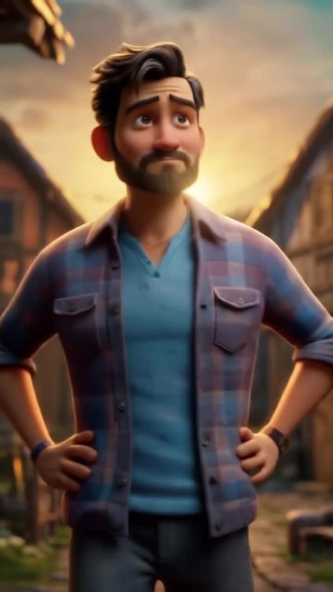 Do stylized 3d character modeling, rigging and animation by Nicolas_jb7 ...