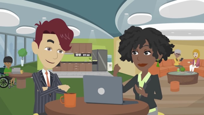 create a custom 2d animation explainer video for your brand or business