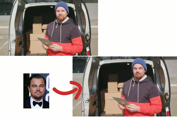 do face change or swap the face to any face you want in video