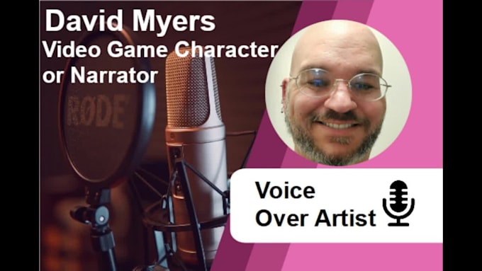 record a game narration or voice a game character