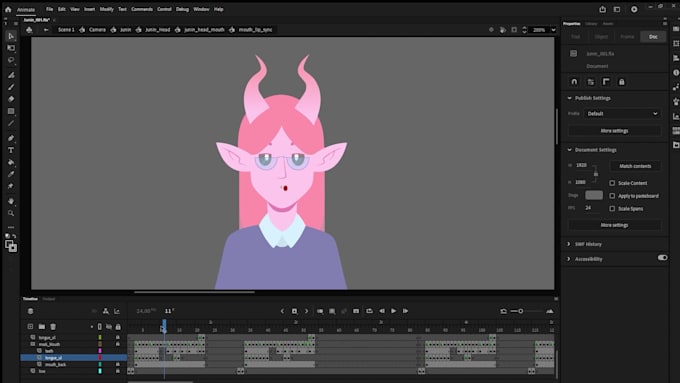 build your character in adobe animate aka flash