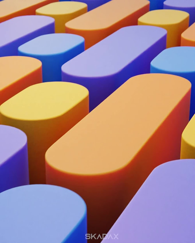 create 3d abstract art