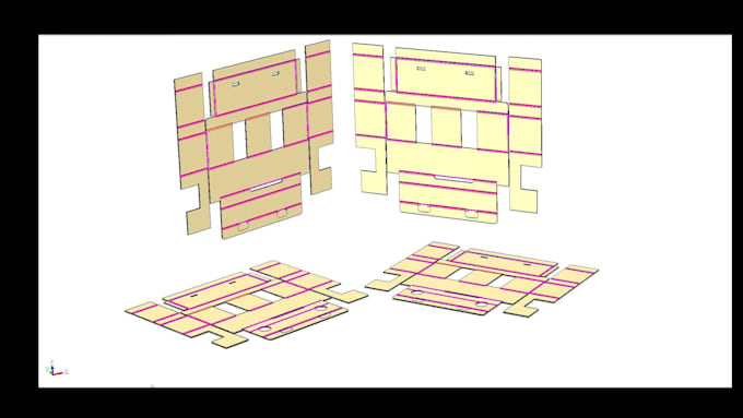 design custom carton box dieline  realistic 3d mockup