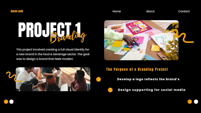 create a professional, responsive portfolio website