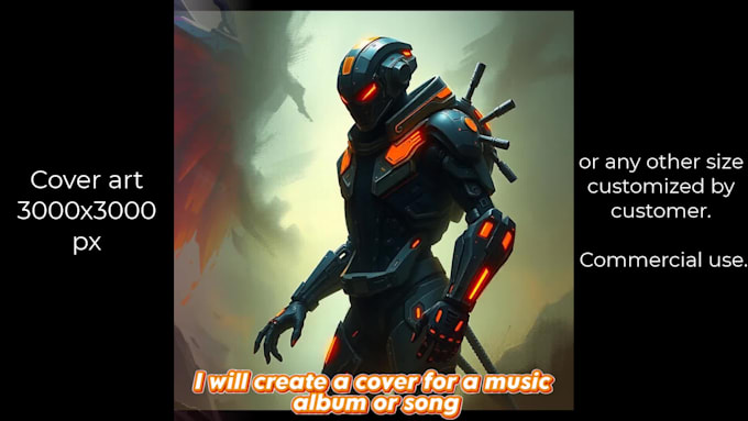 create a cover for a music album or song