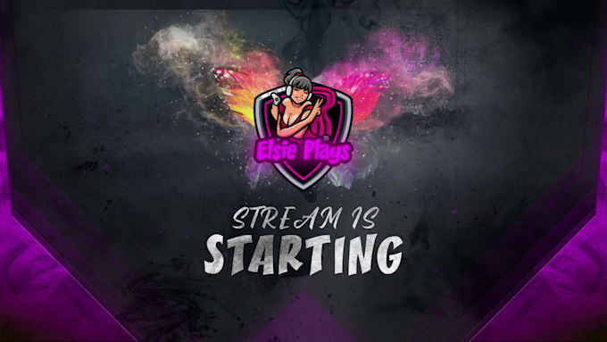create stream overlay, alerts, screens, stinger for twitch