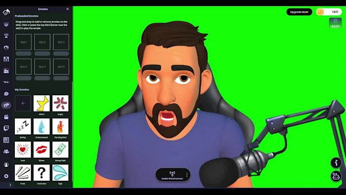 design 3d vtuber with advanced rigg for animaza and vseeface