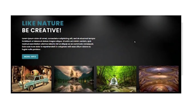 Code a responsive website with html and css by Leoryder943 | Fiverr