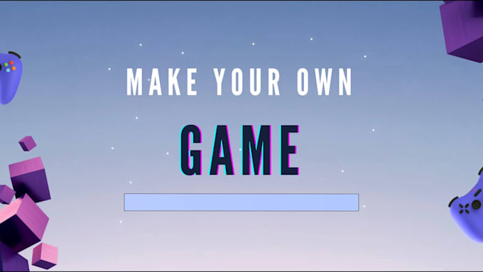 create a quick unity 2d game for you to own