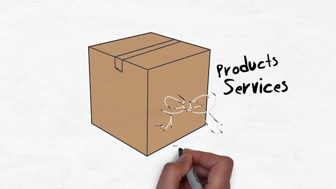 create 60 seconds whiteboard animation video