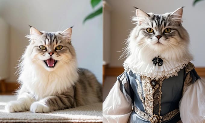custom noble aristocratic pet portraits for your beloved pets