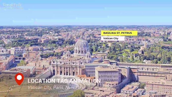 make drone view footage or video from google earth studio