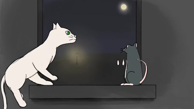 make a hand drawn bad animation , that might be good ps pricing lies