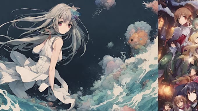 Create and enhance anime art using custom ai by Right_designer | Fiverr