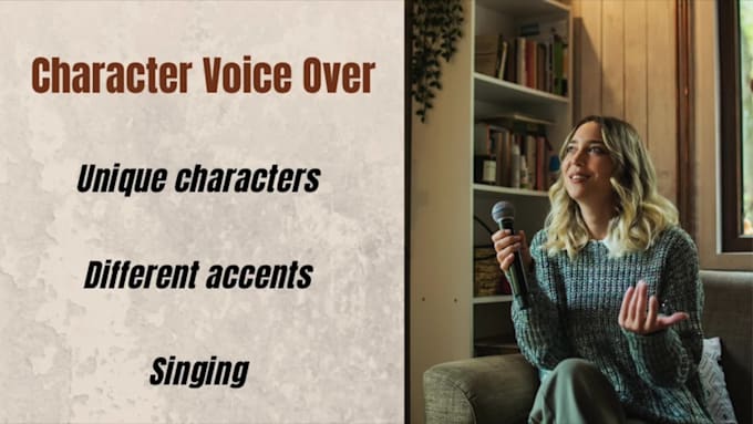 record your voice over character