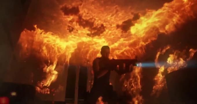 special video effect, fire explosion, vfx compositing, visual effect, video edit