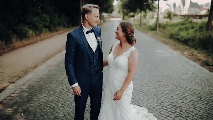 do cinematic wedding video editing