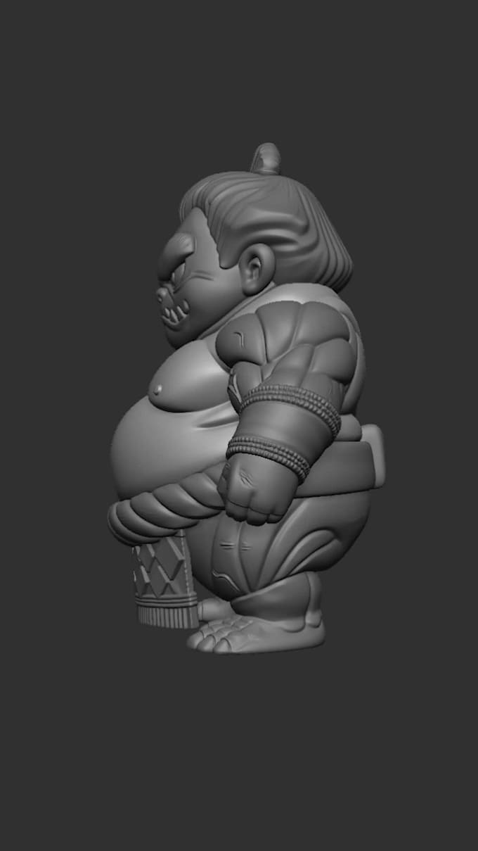 Create a realistic 3d character for animation and 3d printing by Danilo ...