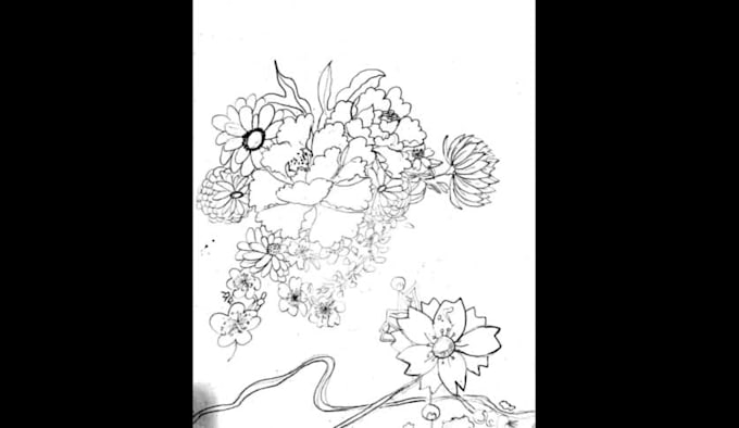 pencil drawing service object and anime